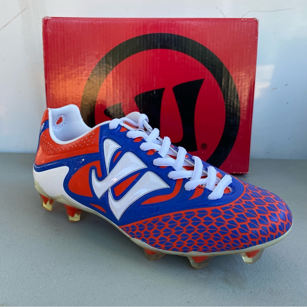 NIB Warrior Skreamer Youth Soccer Cleat Orange/White/Blue